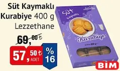LEZZETHANE SÜT KAYMAKLI KURABİYE 400 G